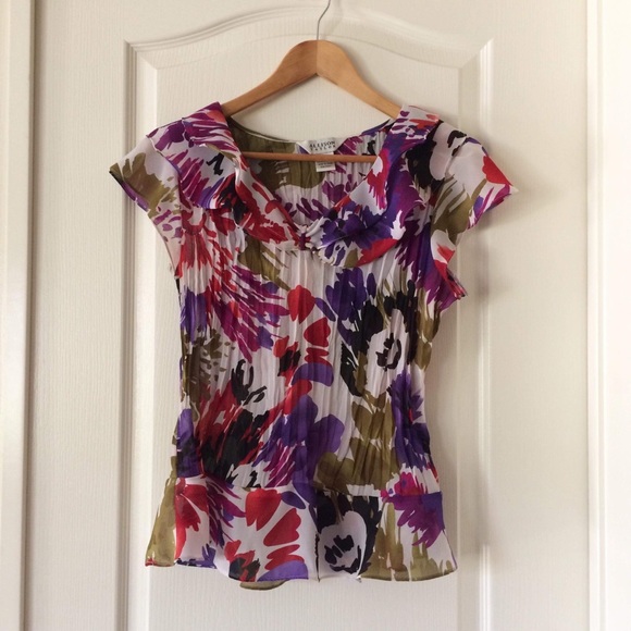 Allison Taylor Tops - Short-sleeve patterned blouse